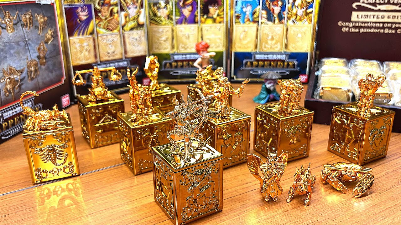 聖闘士聖衣神話 APPENDIX 聖衣箱セットvol.1〜4 黄金聖闘士オブジェ