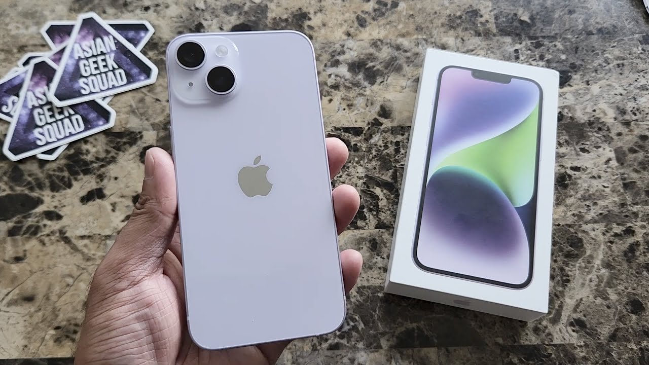 Unboxing the Purple iPhone 14 - YouTube