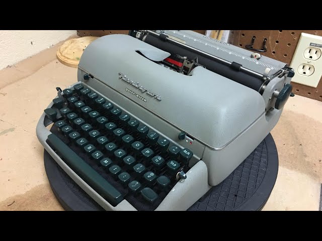 TypewriterMinutes - Typewriter Review and Restoration: 1957