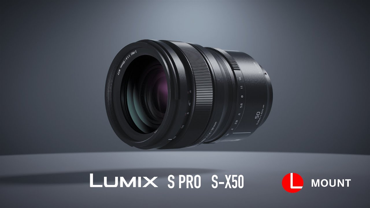 LUMIX S | LUMIX S PRO 50mm F1.4 (S-X50) L-Mount Lens - YouTube