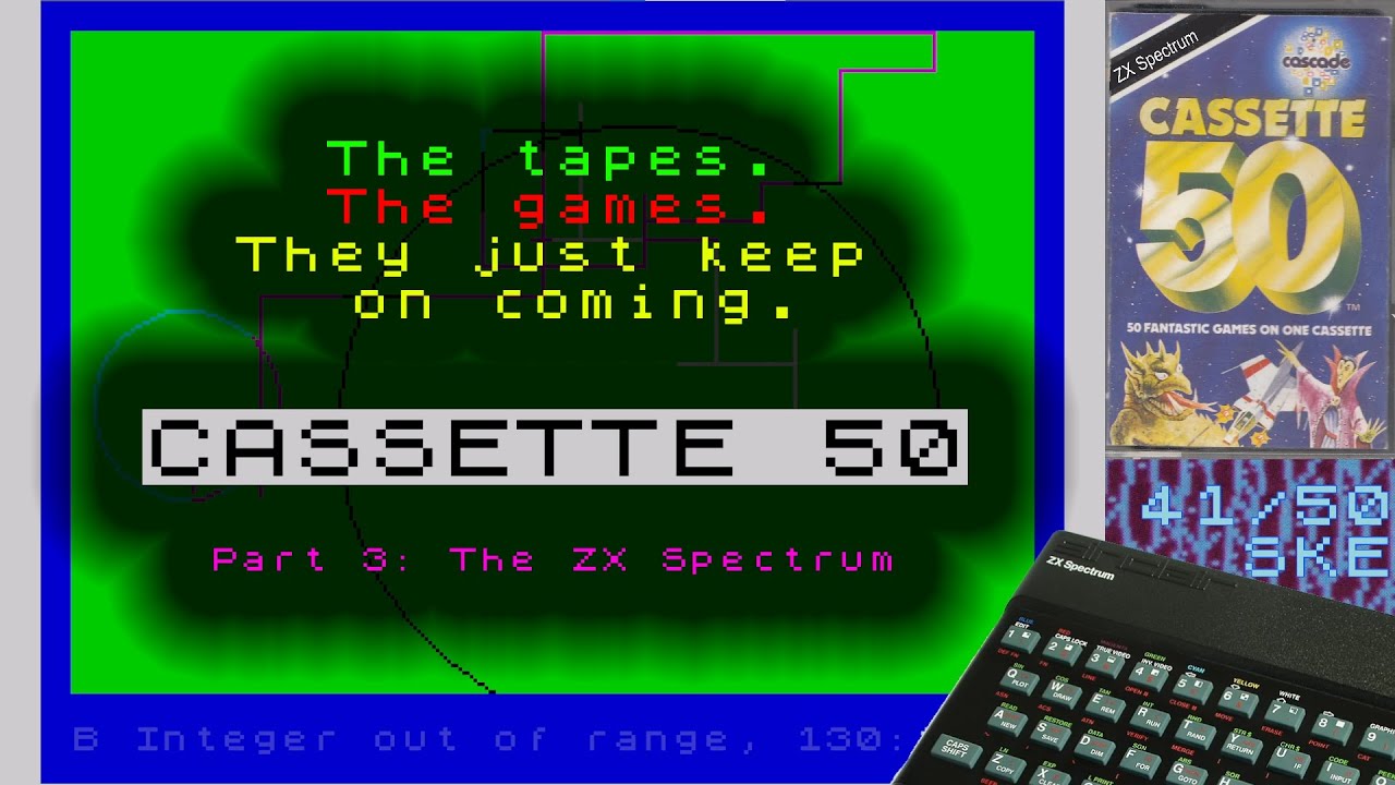 Cascade Cassette 50: All 50 games (ZX Spectrum) - YouTube