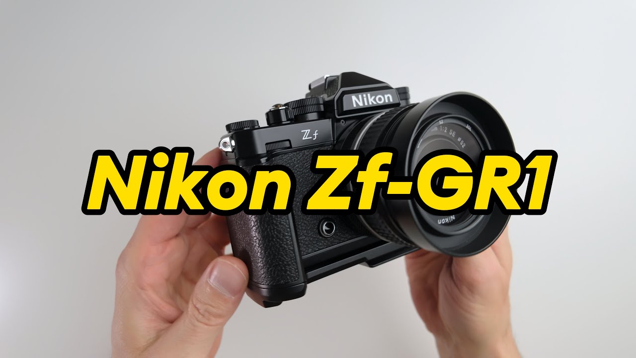 Nikon Z-GR1 and Zfc-GR1 extension grips for Zf/Zfc cameras and