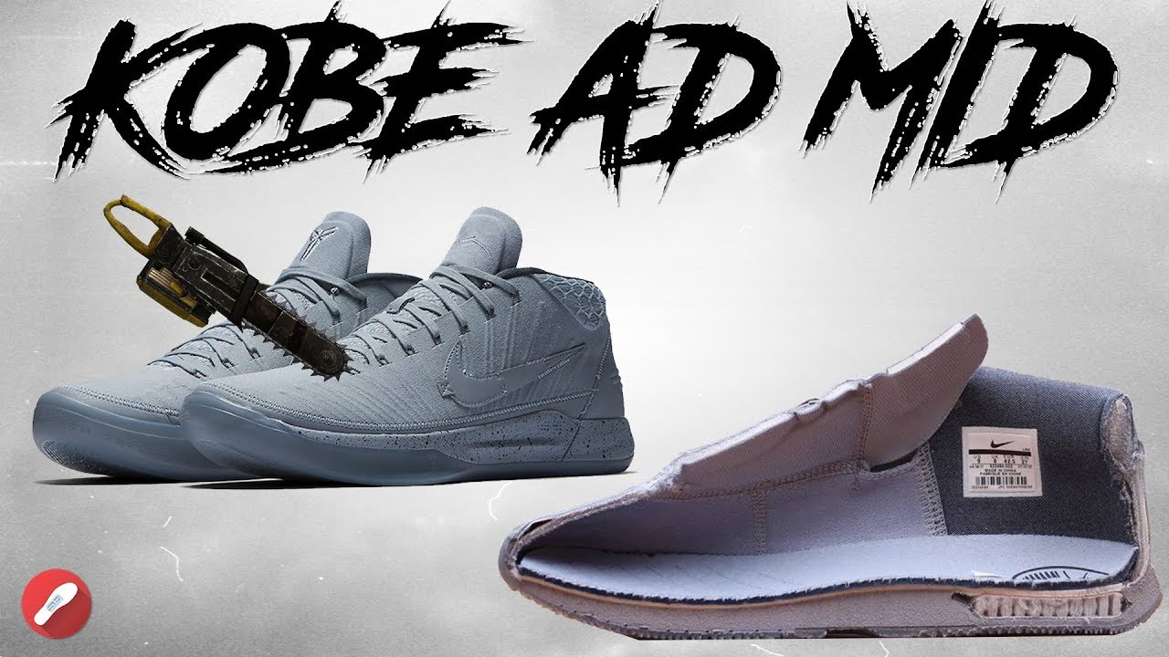 Nike Kobe A.D. Mid DISMANTLED! - YouTube