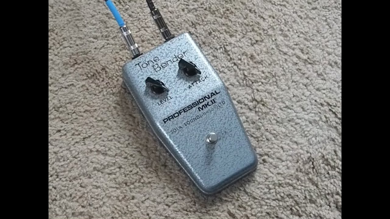 Sola Sound D*A*M MKII Tone Bender OC84 - YouTube