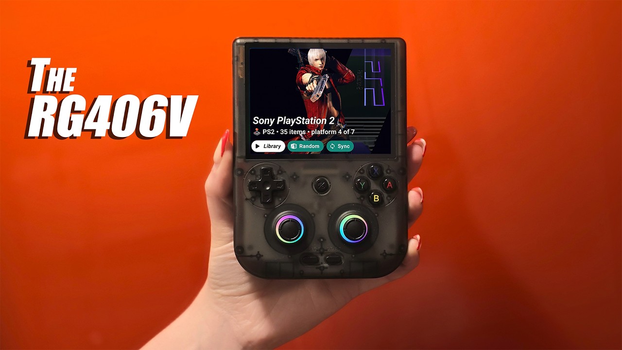 ANBERNIC RG406V First Look, A Powerful Vertical Handheld Worth