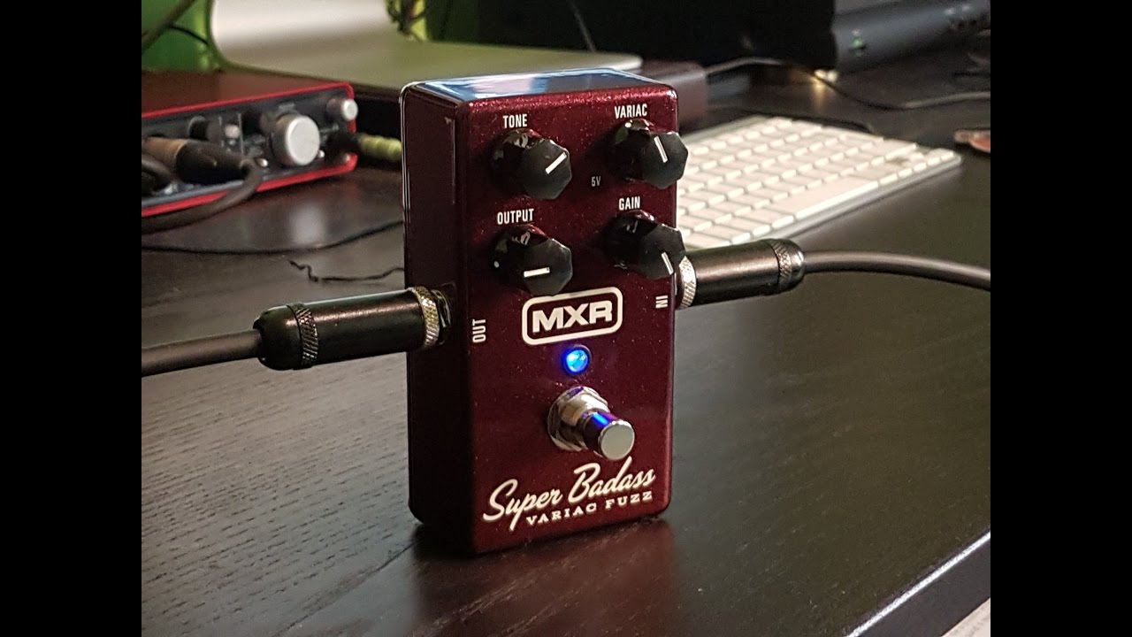 MXR Super Badass VARIAC FUZZ, demo by Riccardo Gioggi [ENG sub