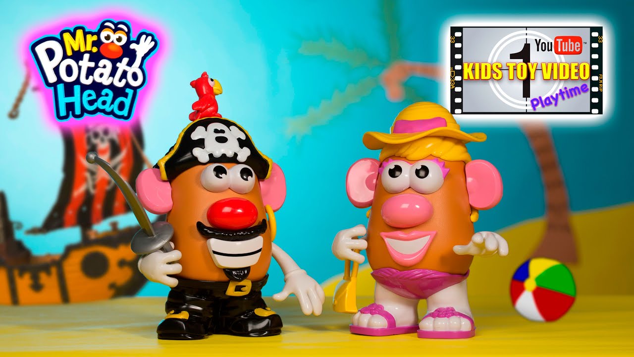 Mr. and Mrs. Potato Head Beach Spudette and Pirate Spud in