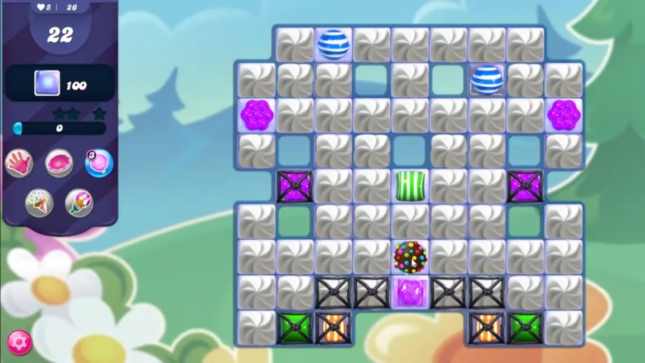 Candy Crush Saga LEVEL 26 NO BOOSTERS - YouTube