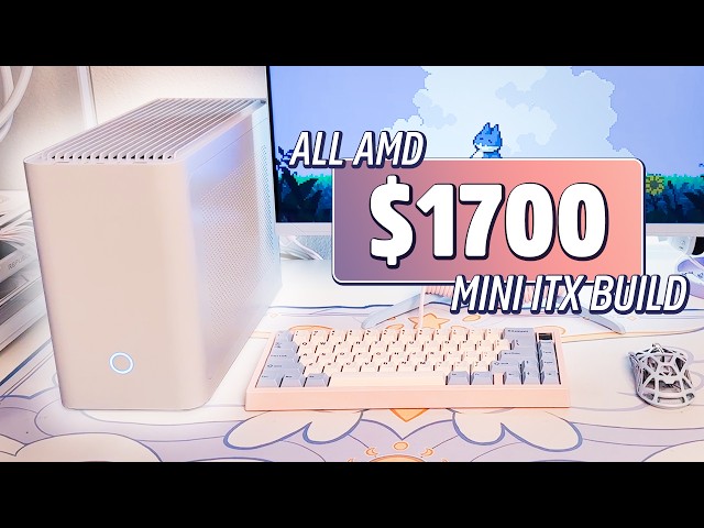 aesthetic mini itx pc build | building with the iqunix zx1 sff