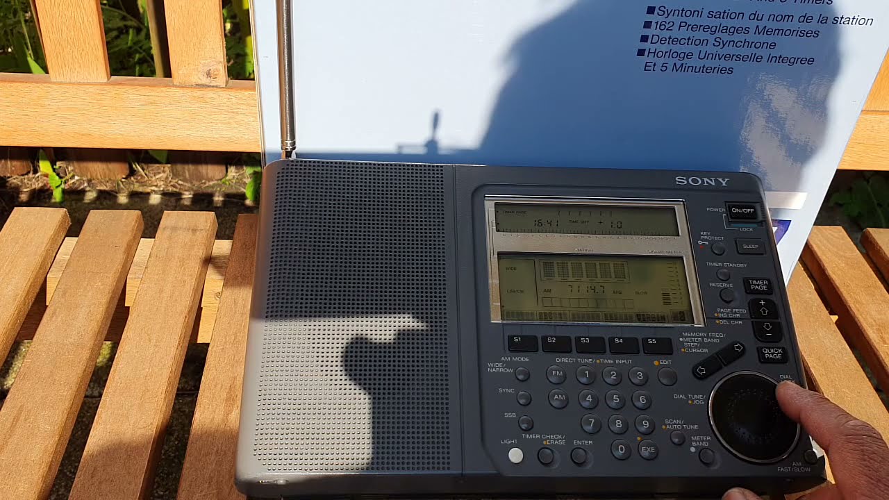 Sony ICF-SW77 World Band Radio Receiver - A flagship world