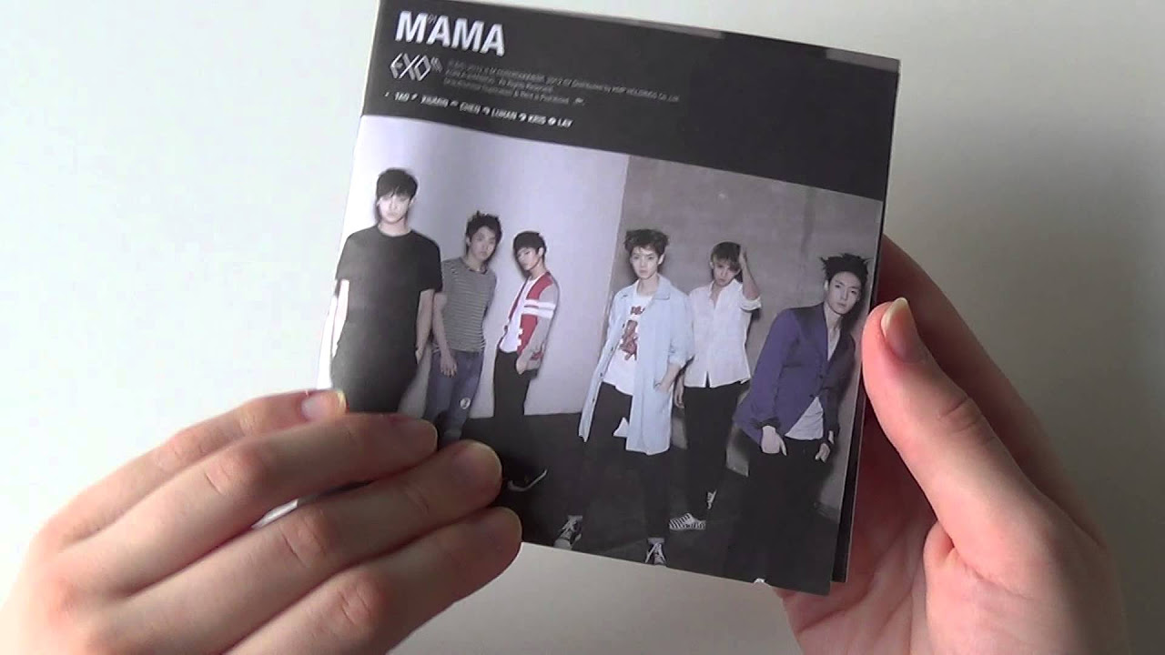 Unboxing EXO-M 1st Mini Album MAMA (Korea & China Edition) - YouTube