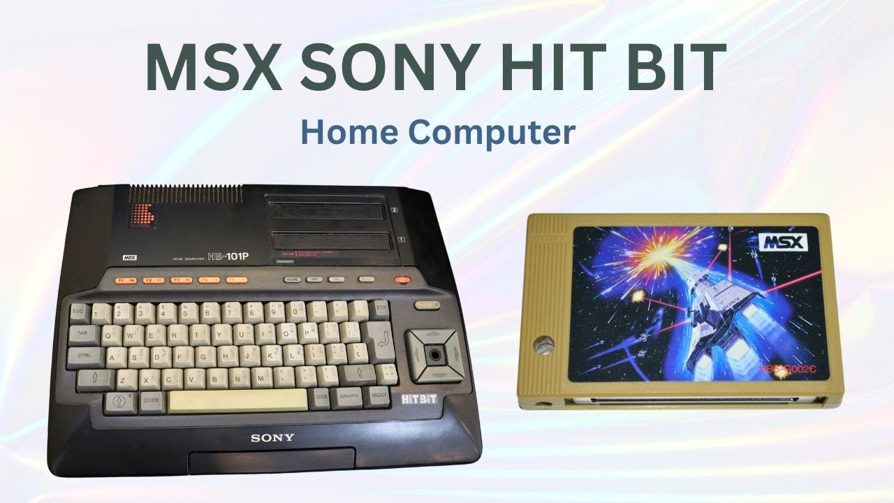 Retro Computer Review | MSX Sony Hit Bit from the '80s - YouTube