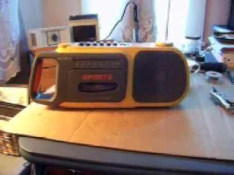 Sony CFM-104 Radio Cassette-Corder - YouTube