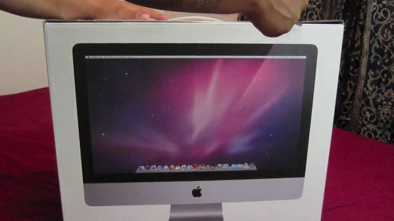 july 2010 21.5'' core i3 3.06 ghz intel core imac unboxing (4GB