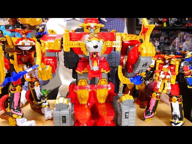 巨大ロボへイージーに変形！手裏剣戦隊ニンニンジャー シュリケン合体