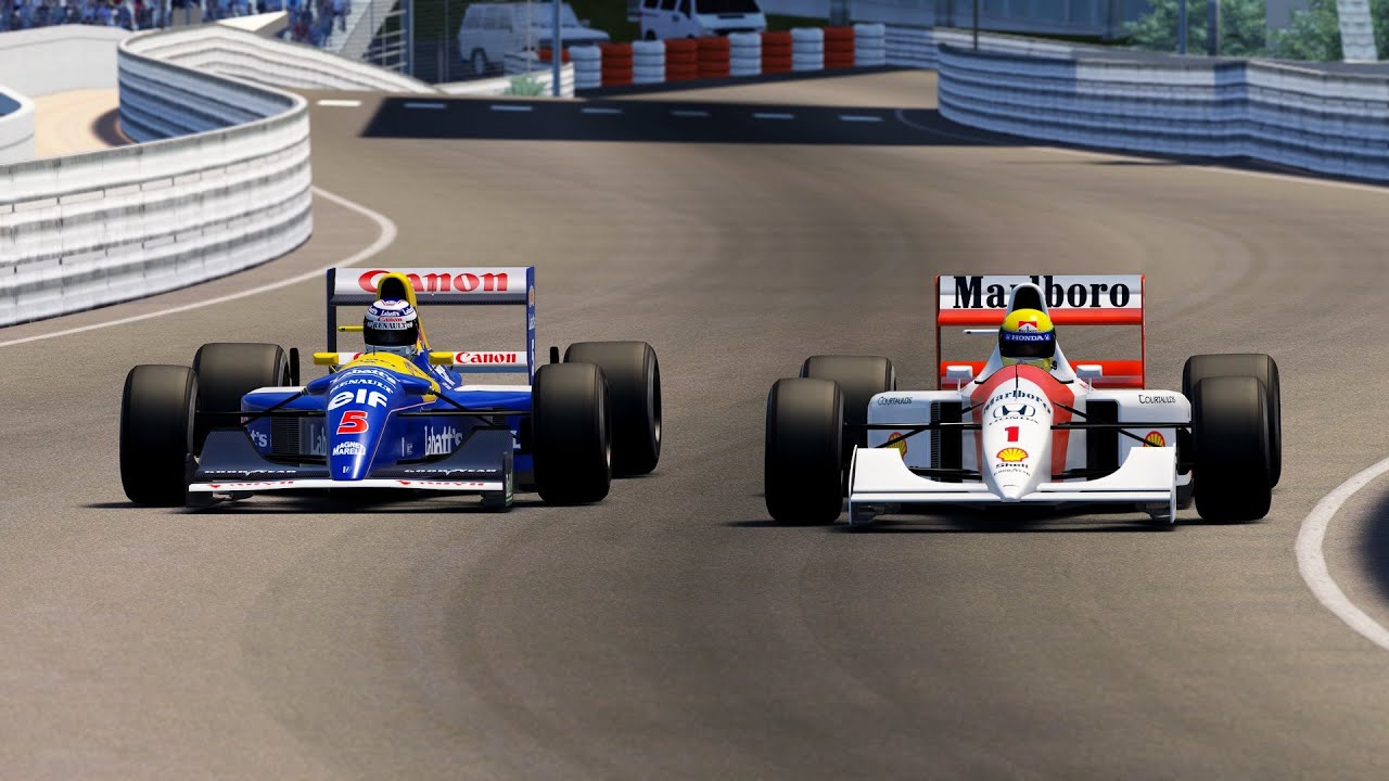 F1グランプリinモナコ 劇場版！ 1992年 セナvsマンセル（VR映像あり