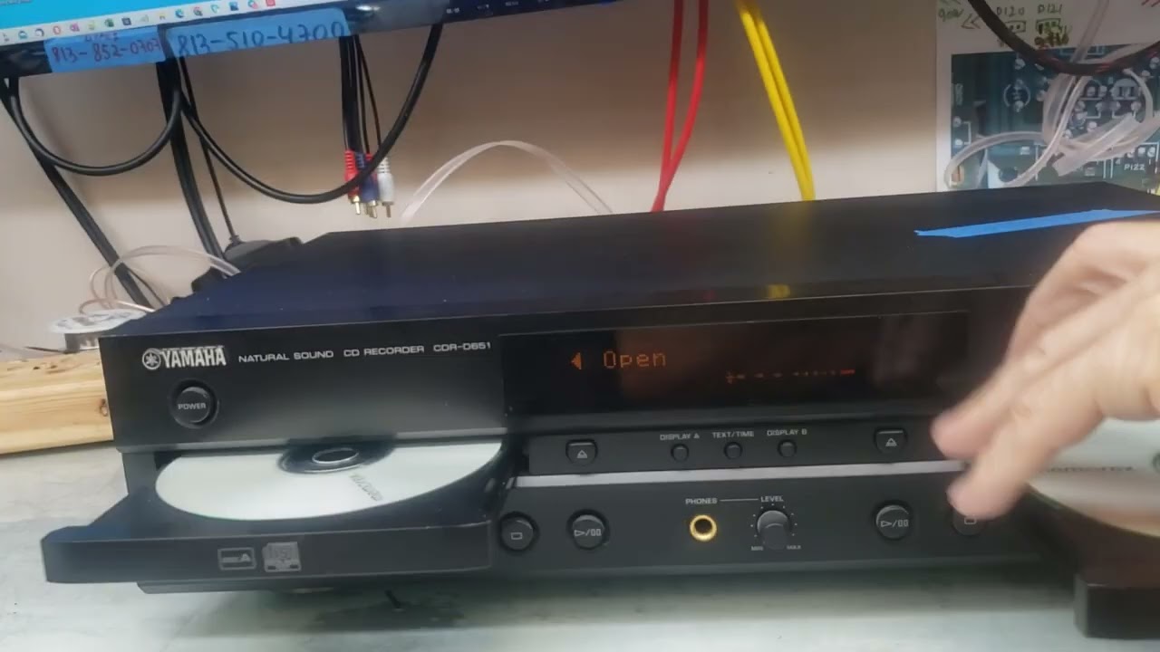 Yamaha CDR-D651 Repair | Adam Electronics 6473 - YouTube