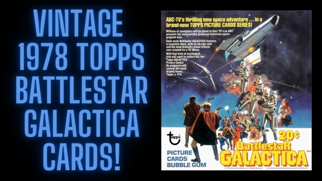 VINTAGE 1978 TOPPS BATTLESTAR GALACTICA CARDS! - YouTube
