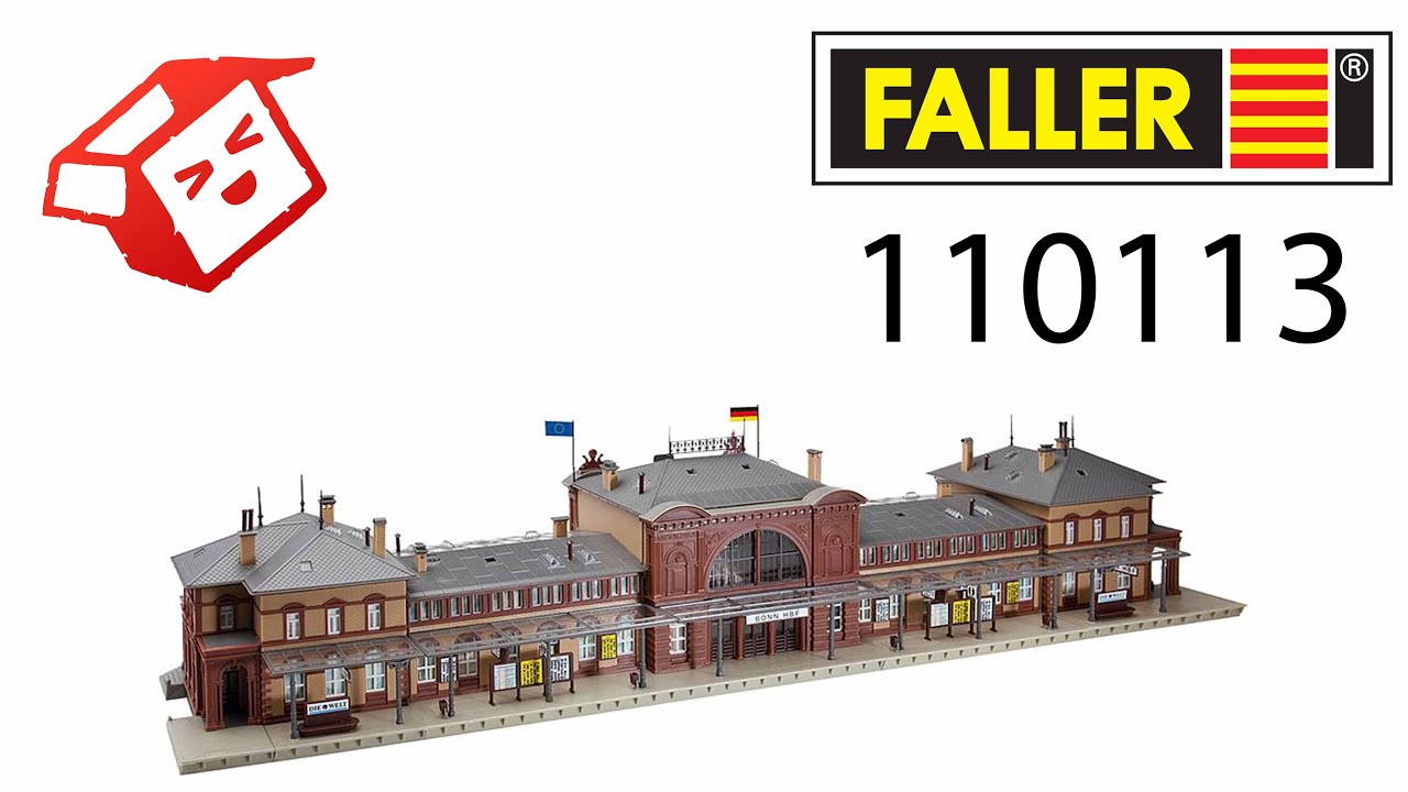 Unboxing - Faller 110113 - Gare de Bonn - YouTube