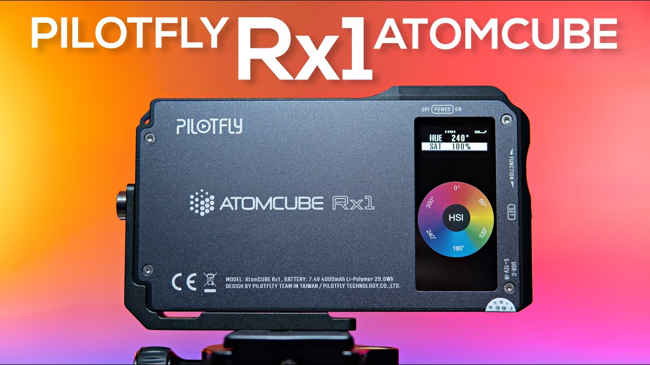 Pilotfly Atomcube RX1 Review - Wireless RGB Video Light! - YouTube