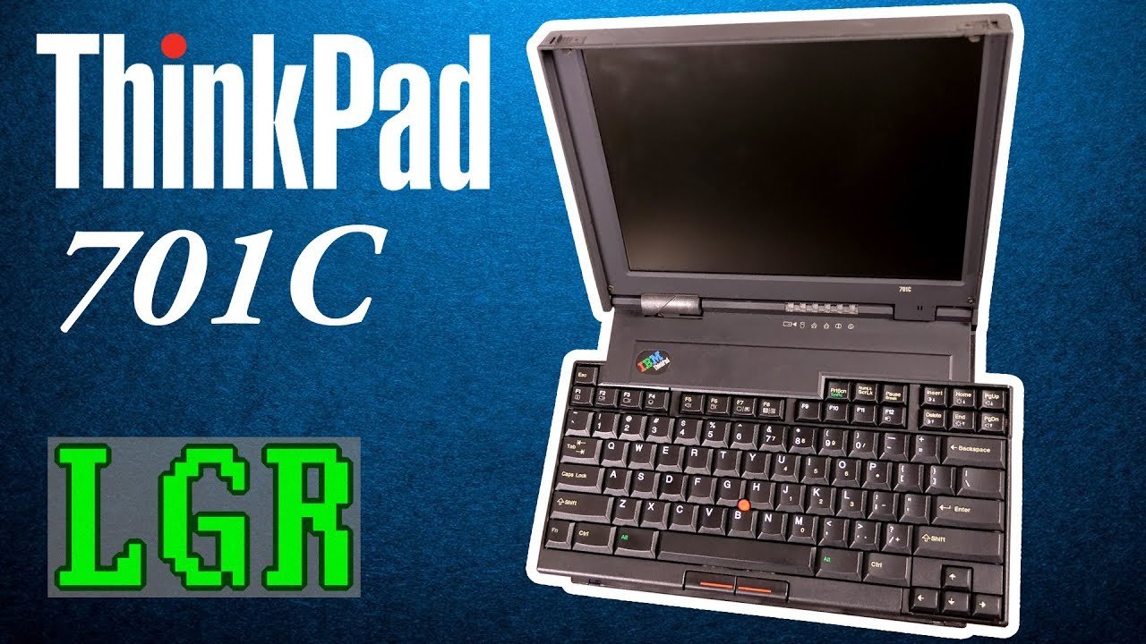 IBM ThinkPad 701C: The Iconic Butterfly Keyboard - YouTube