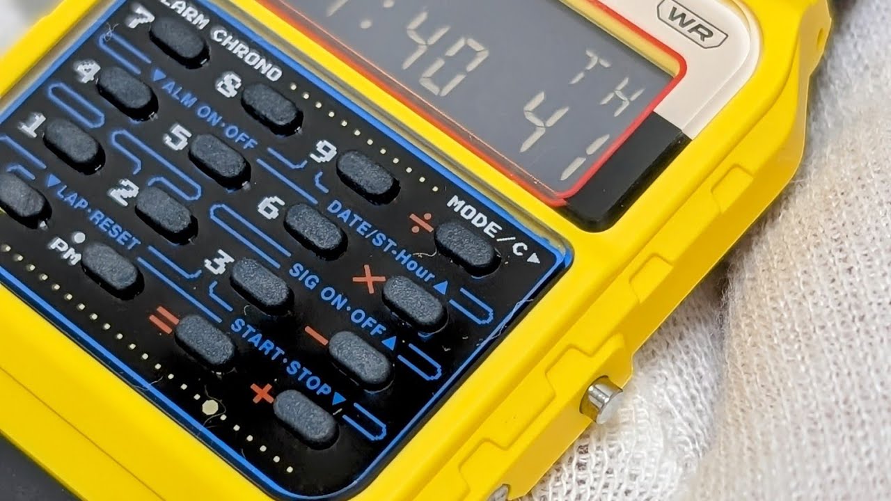 パックマン【CASIO CA-53WPC-1BJR】カシオウォッチ | 欲しいっなかいし