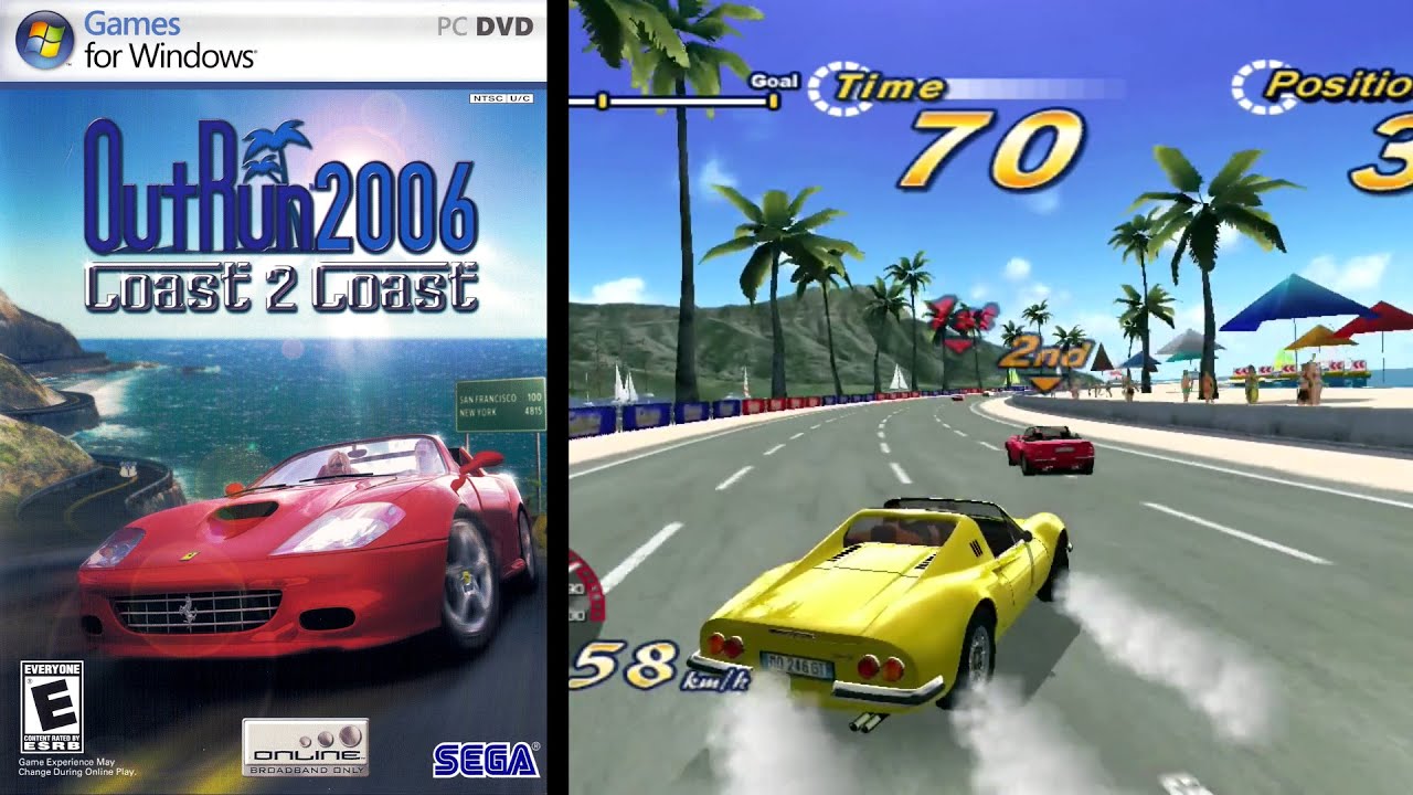 OutRun 2006: Coast 2 Coast  (PC) [2006] Gameplay - YouTube