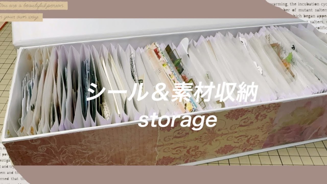 Stickers & Materials Storage] Very satisfying storage❣️Easy to