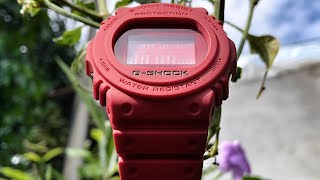 G-Shock 35th Anniversary DW-5735C-4JR Red Out series watch