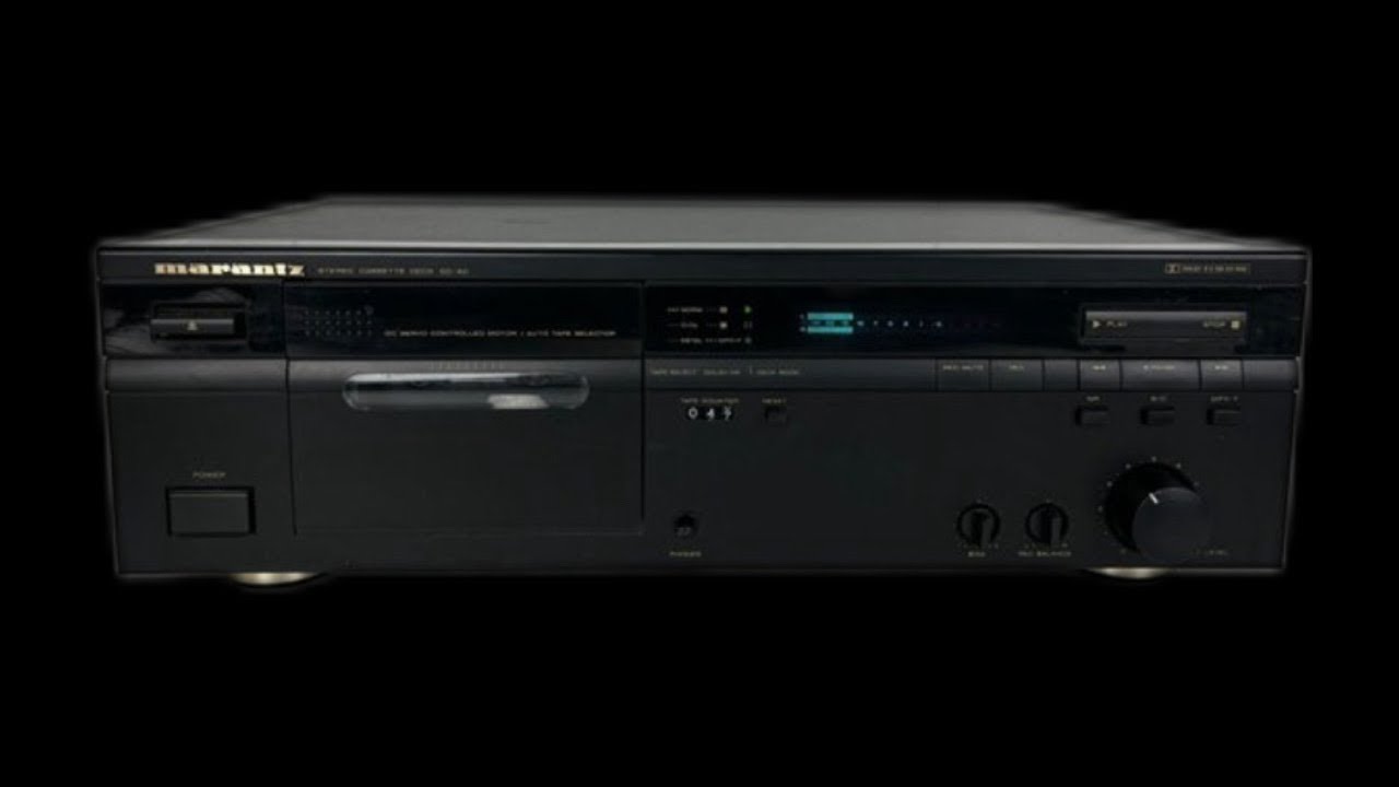 Marantz SD-40 Stereo Cassette Deck (1990-93) - YouTube