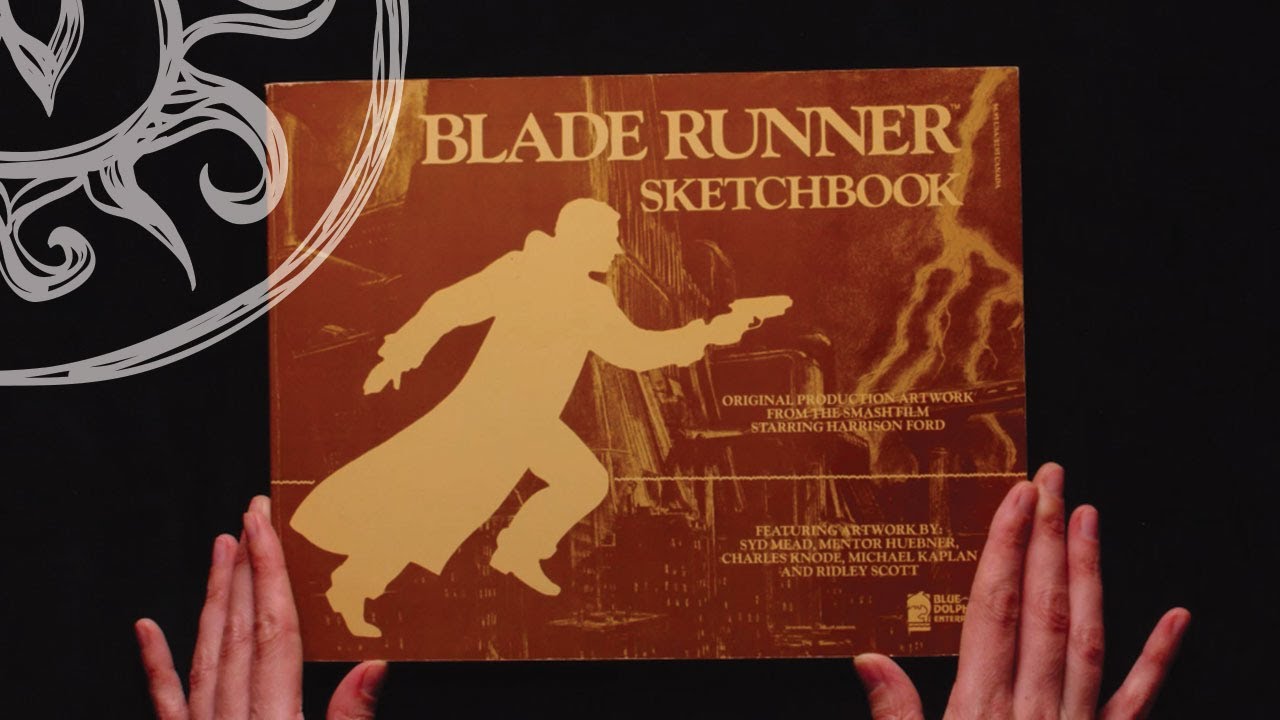 Blade Runner sketchbook Art Book (Complete Book Flip Through