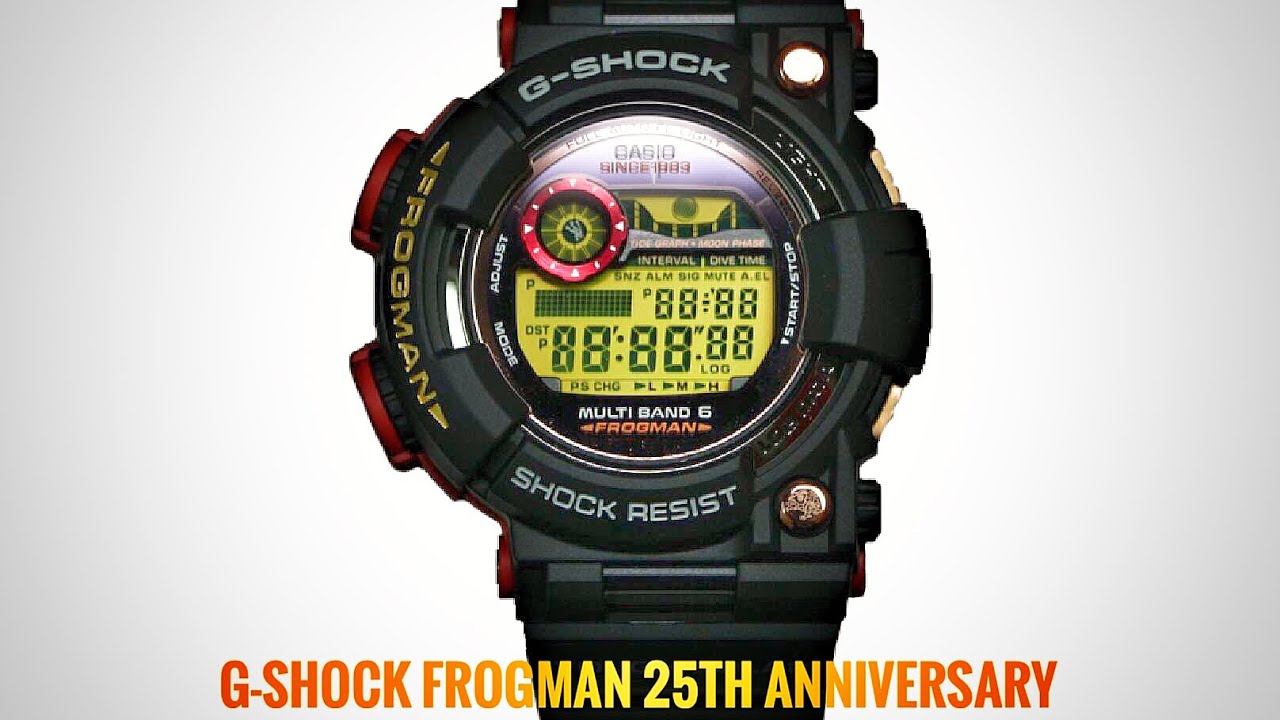 G-Shock 35th Anniversary GWF-1035F-1JR Magma Ocean Frogman 25th