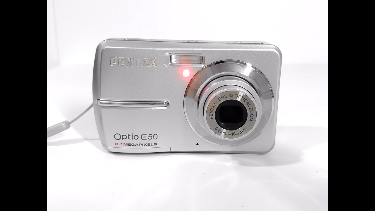 PENTAX Optio E50 Digital Camera - YouTube