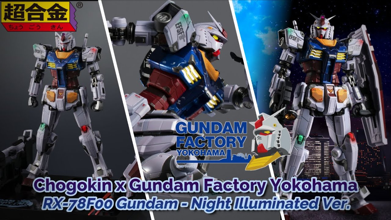 Gundam Factory Yokohama RX-78F00 Gundam - Night Illuminated Ver