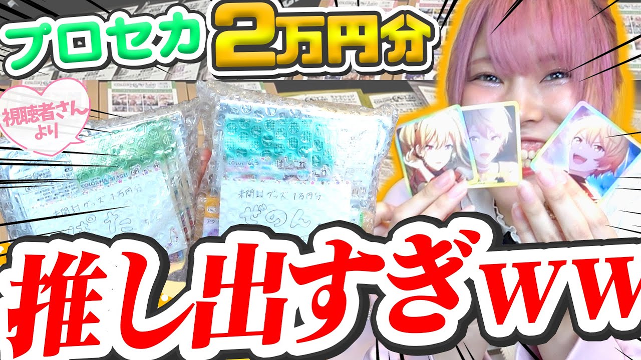 God-given luck] I received 20,000 yen worth of random Project