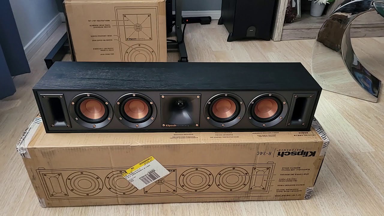 Klipsch R-34C Center Channel Review - YouTube