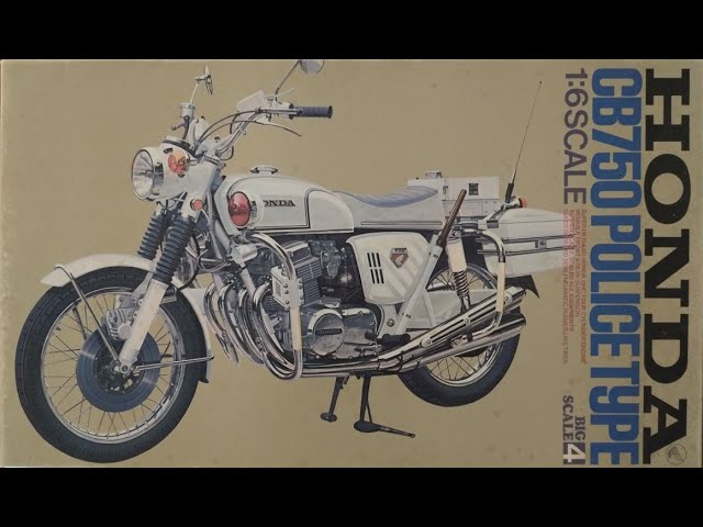 Tamiya 1/6 Honda CB750 Police Type Motorcycle - YouTube