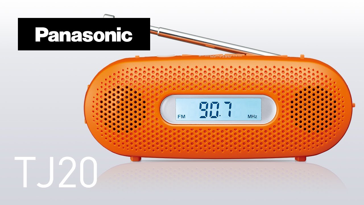 軽量＆コンパクト 持ち運びに便利な手回し充電ラジオ RF-TJ20