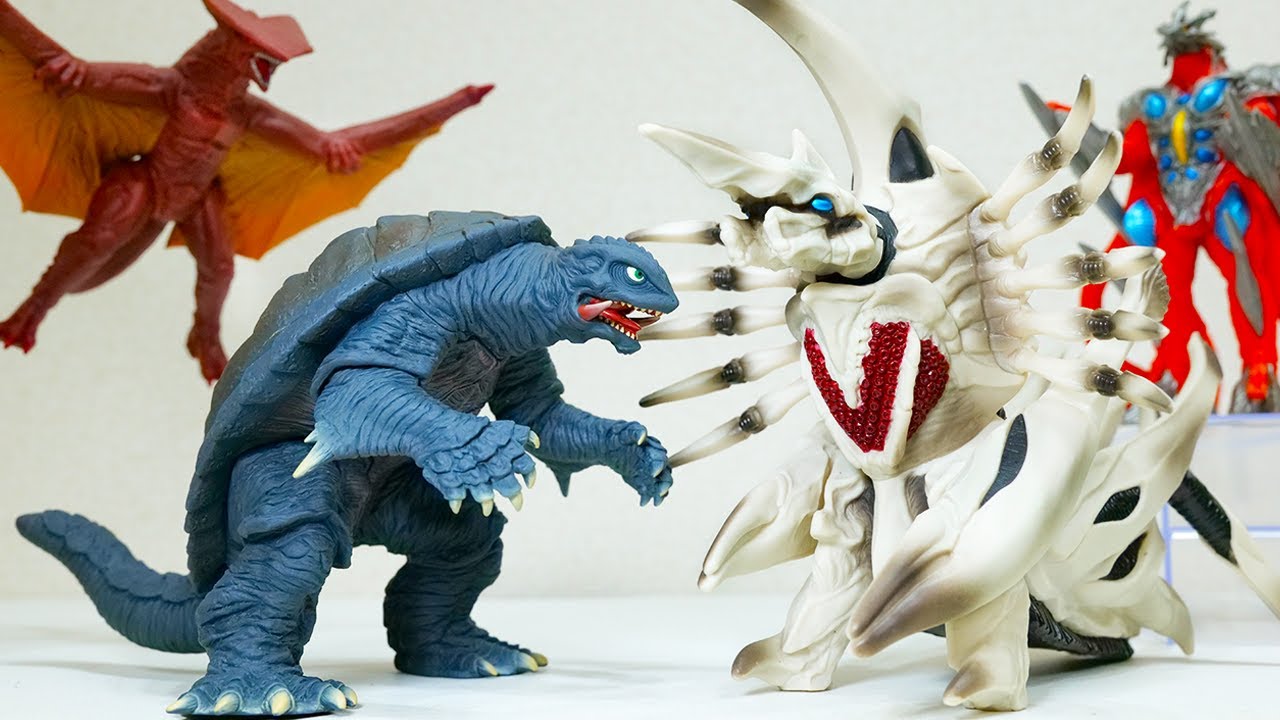 Y・MSF ミニラ ソフビ コマ撮り レビュー！ムービーモンスターシリーズ