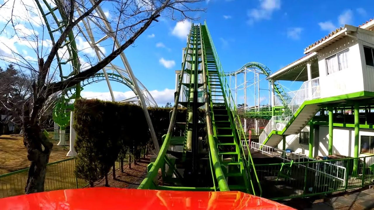 4K60P】八木山ベニーランド コークスクリュー / Cork screw roller