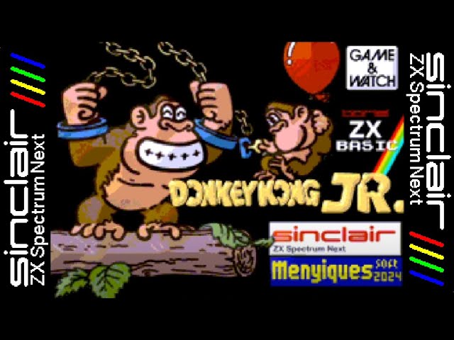DONKEY KONG JR (2024) ZX Spectrum Next - YouTube
