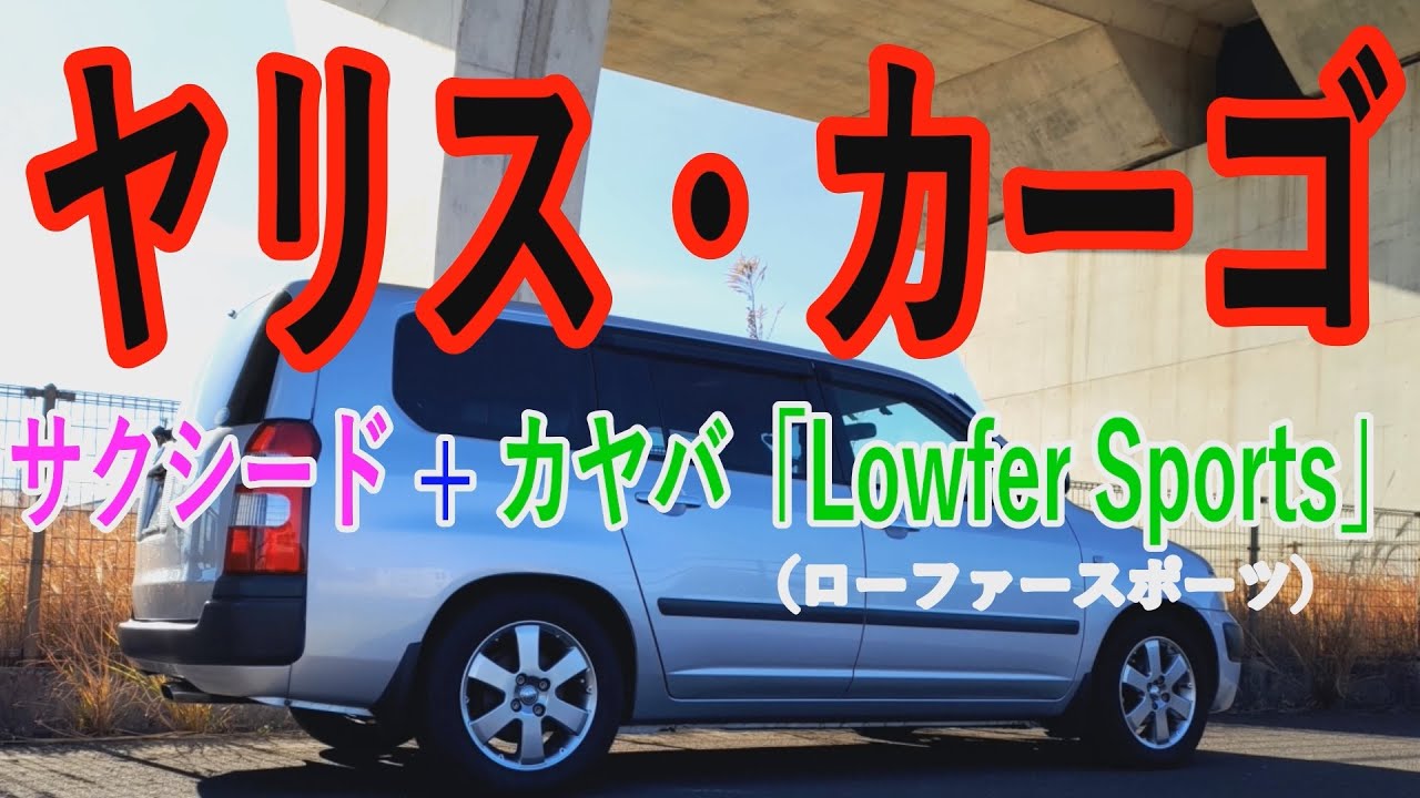 We lowered the Succeed with Kayaba Lowfer Sports. It became a