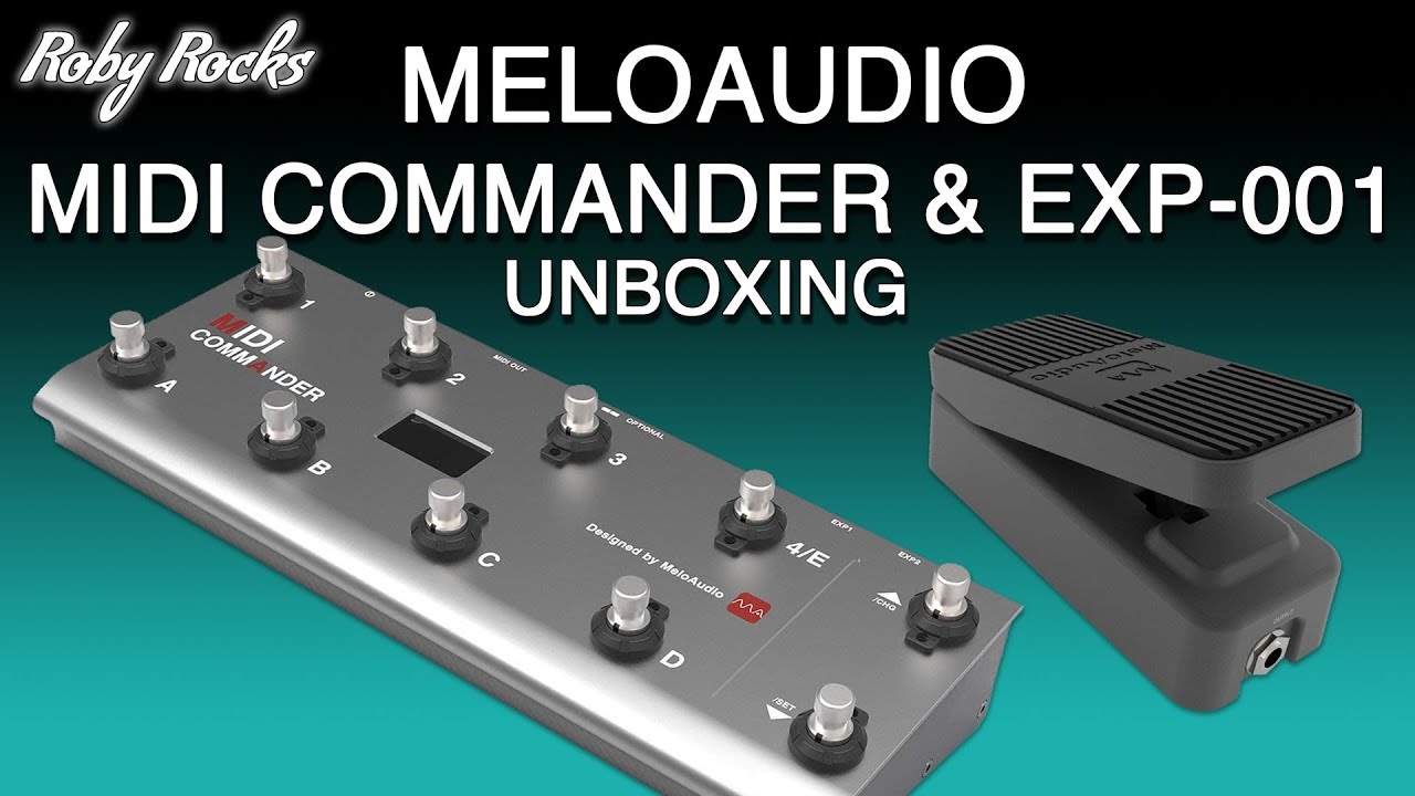MELOAUDIO MIDI COMMANDER - Unboxing - YouTube