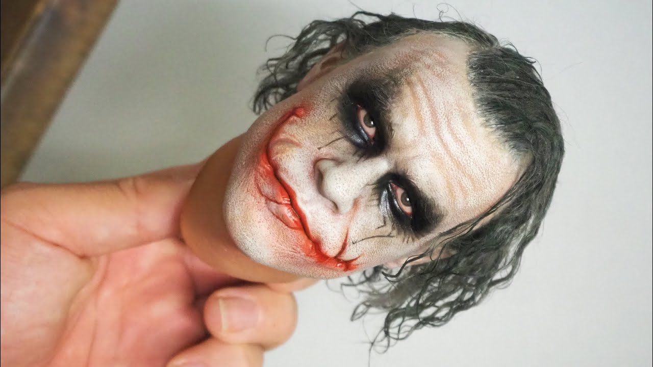 Real Hair The Dark Knight JOKER 1/3 custom figure （prime1 studio