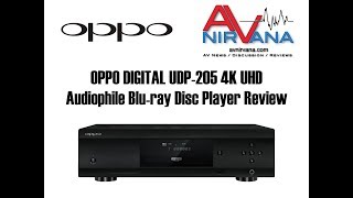 OPPO UDP-205 Ultra HD Audiophile Blu-ray Disc Player Review - YouTube