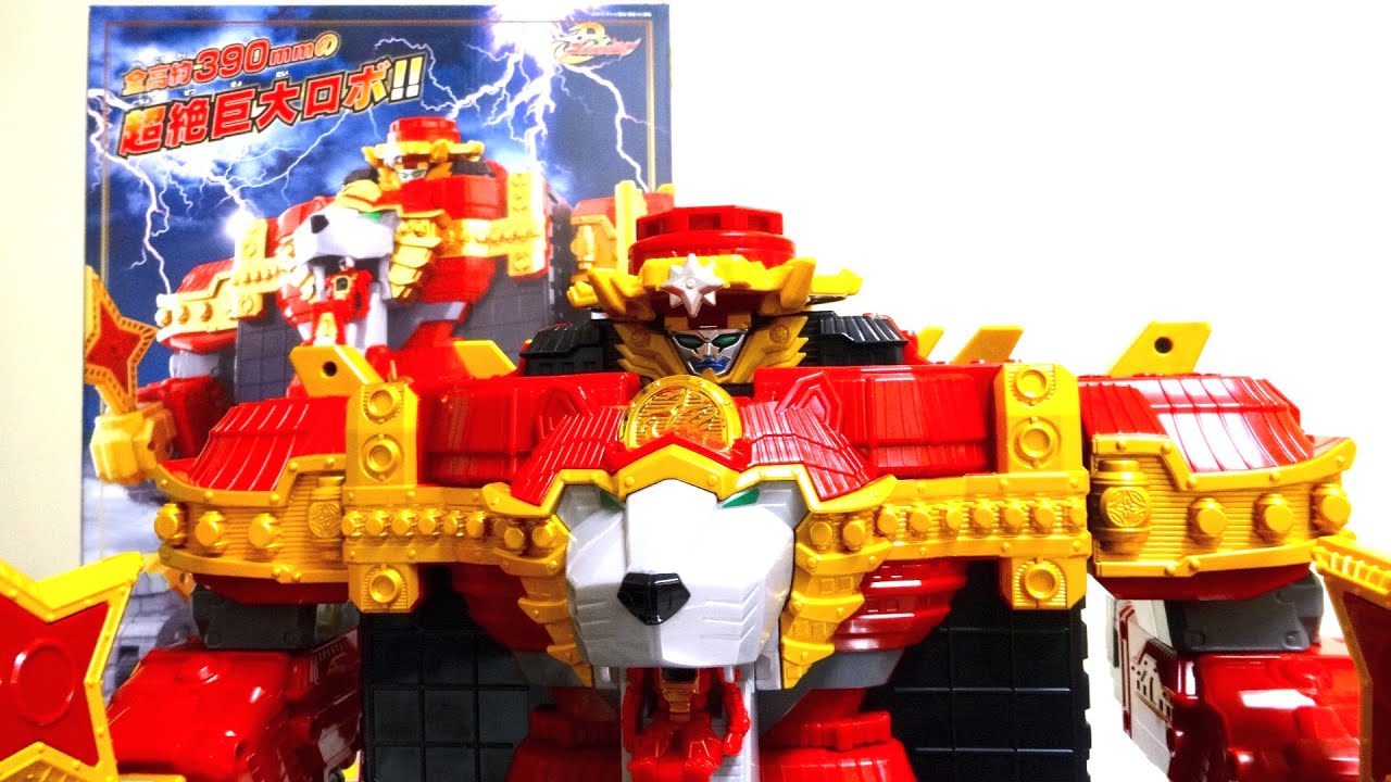 超絶にデカイ全高39cm!! 手裏剣戦隊ニンニンジャー シュリケン合体 DX