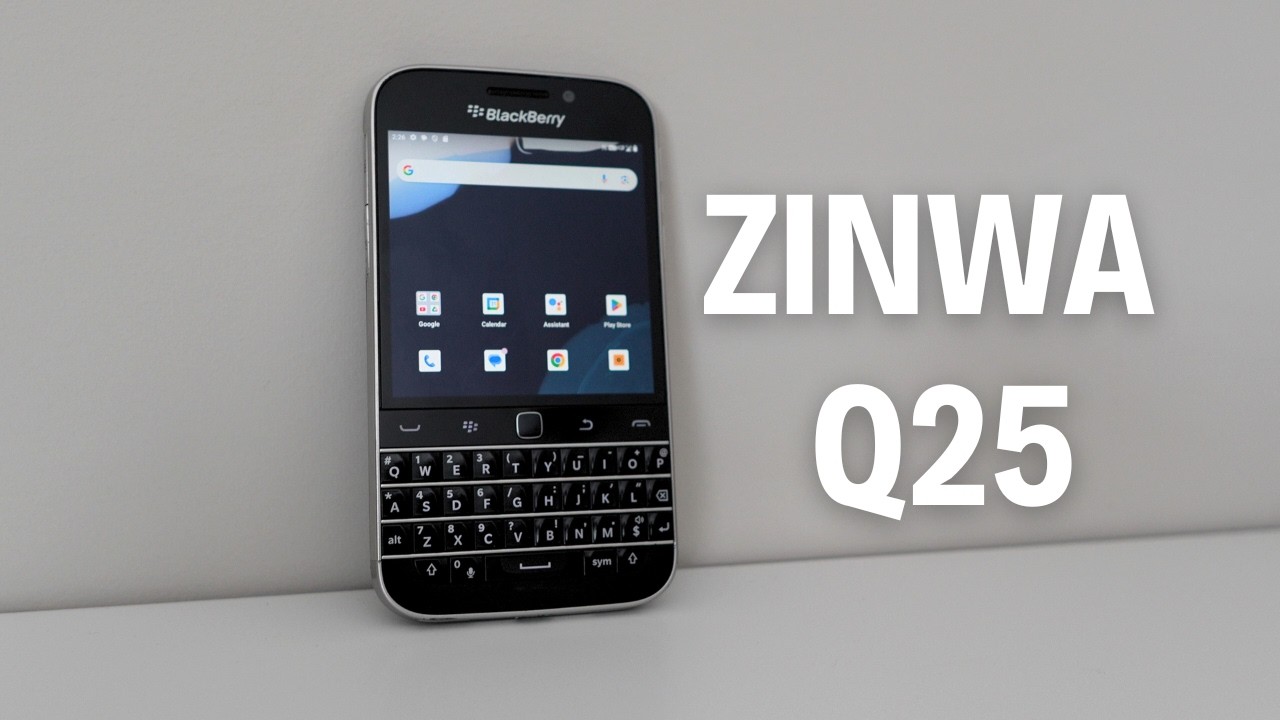 Zinwa Q25: A Updated Take On The Blackberry Classic - YouTube