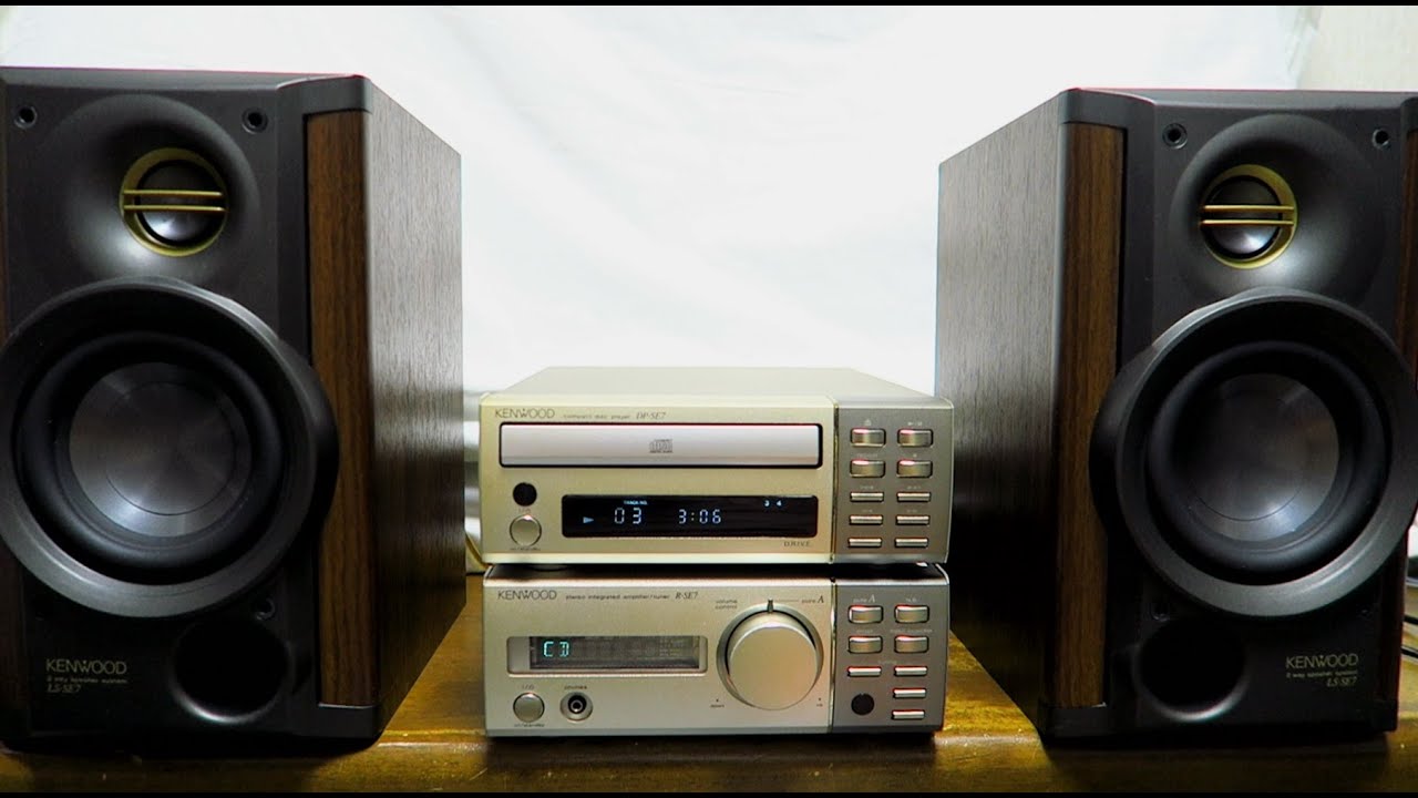 KENWOOD製ミニコンポ・分解整備 アンプ＆チューナー：R-SE7 CD