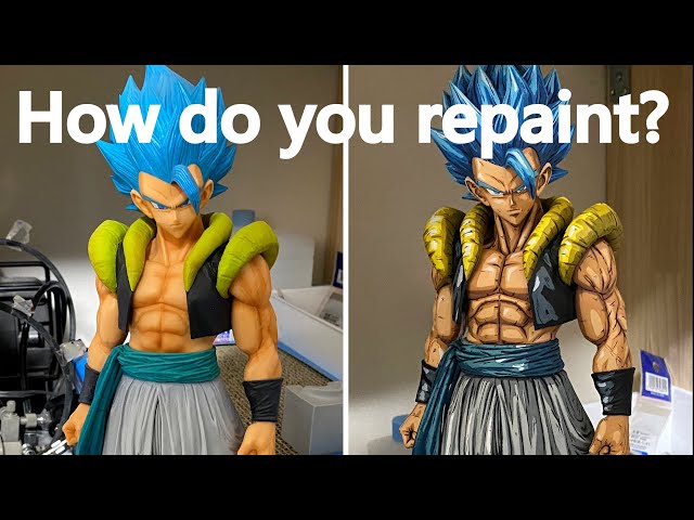 ドラゴンボール】 How do you repaint?（ゴジータリペイント動画