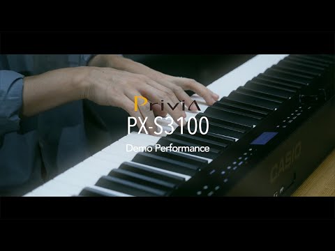 レンタル] CASIO(カシオ) Privia PX-S3100 電子ピアノ 88鍵盤 ブラック